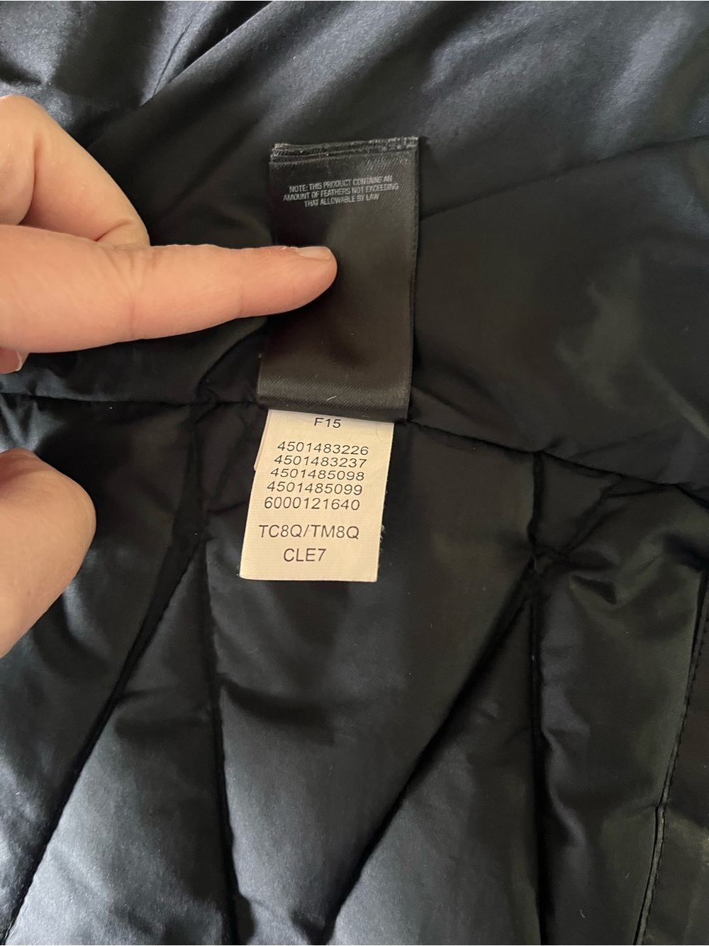 The North Face Black 550 Down Fill Zip Vest XS - Picture 12 of 12
